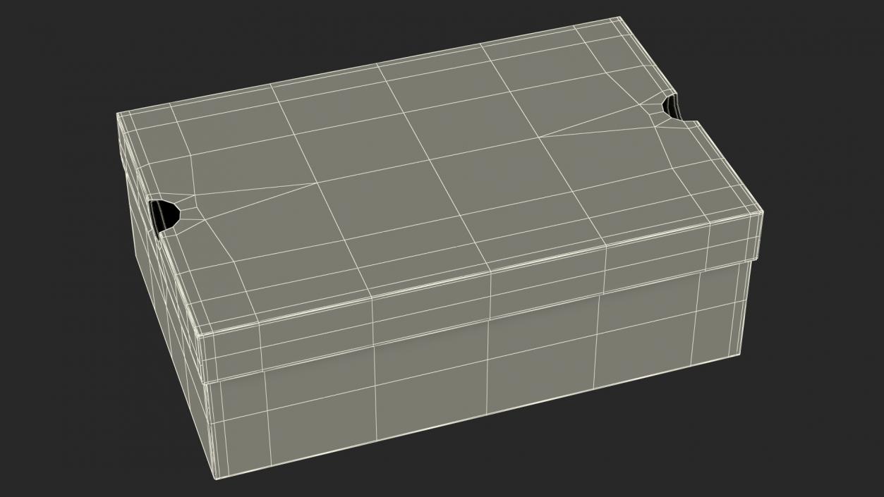 3D model Box for Shoes Closed