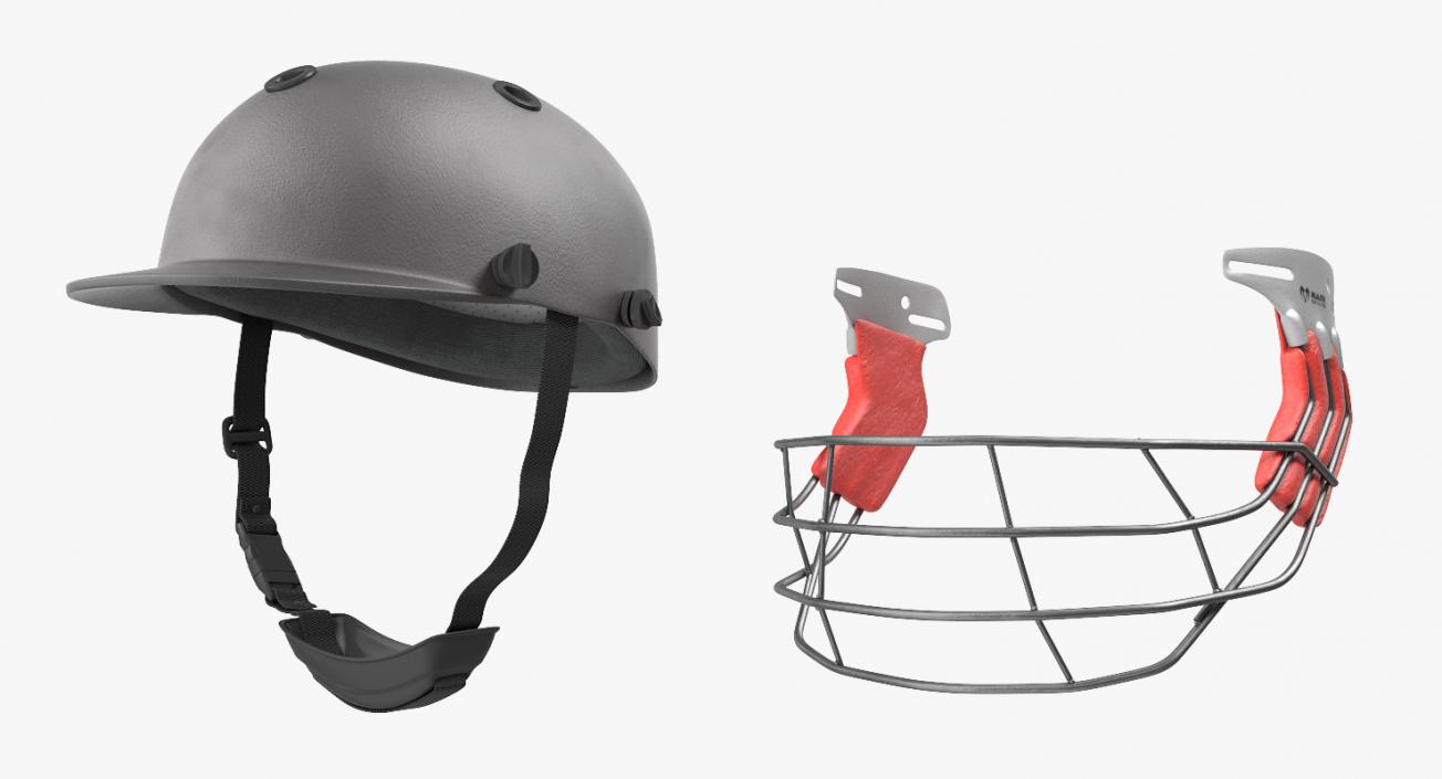 3D model Cricket Helmet Ram Protec