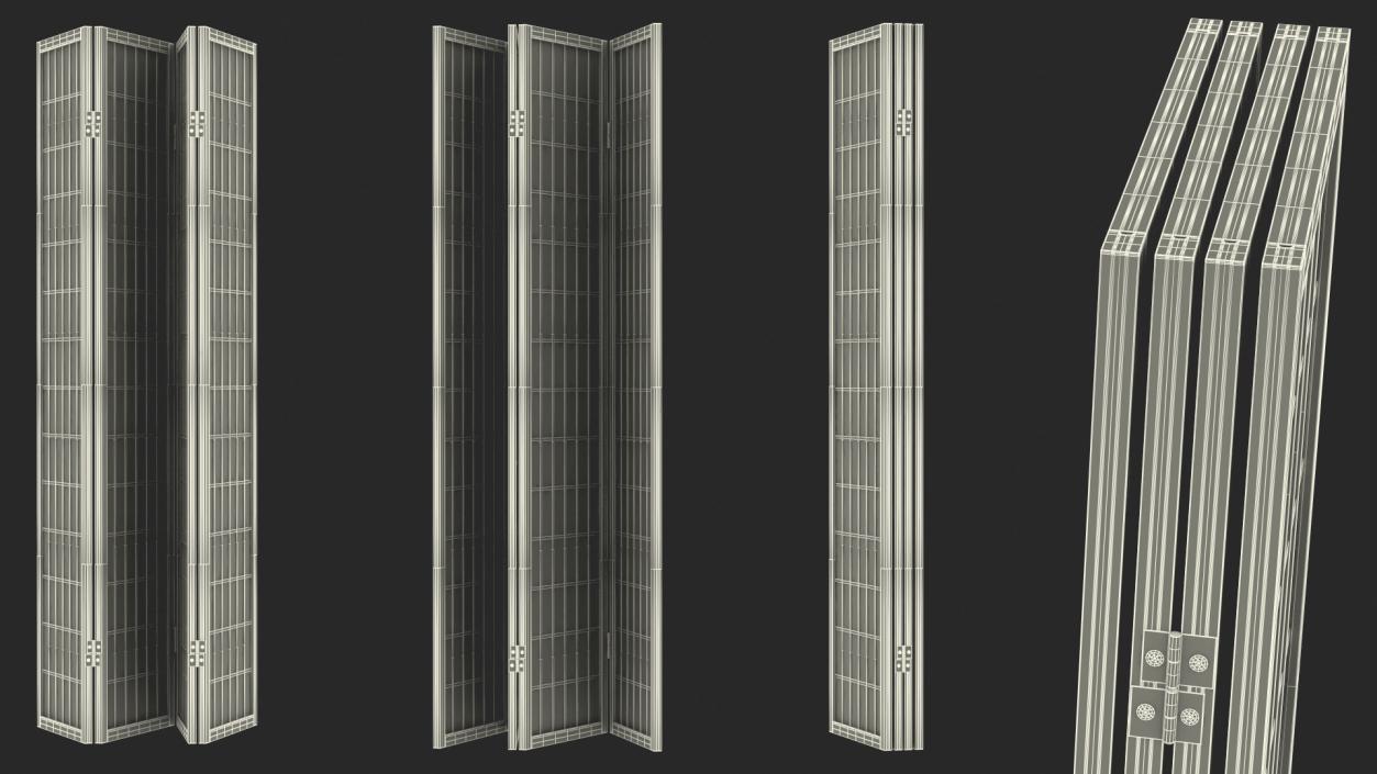 3D Folding Screens Collection