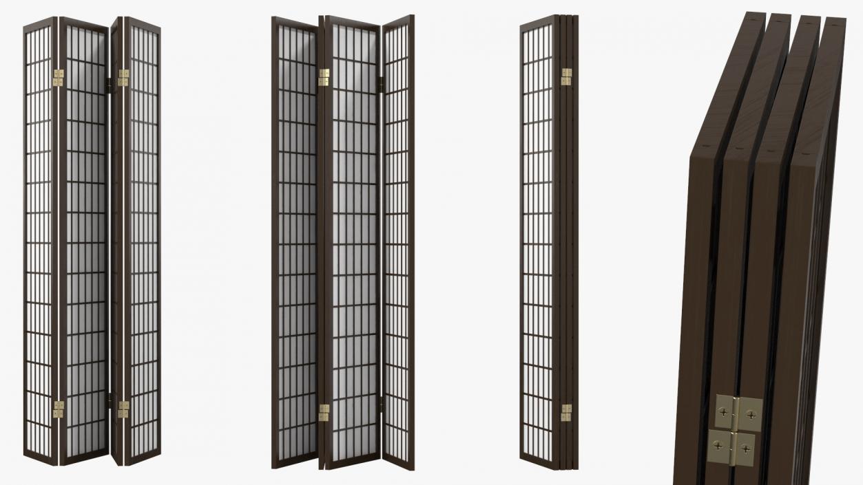 3D Folding Screens Collection