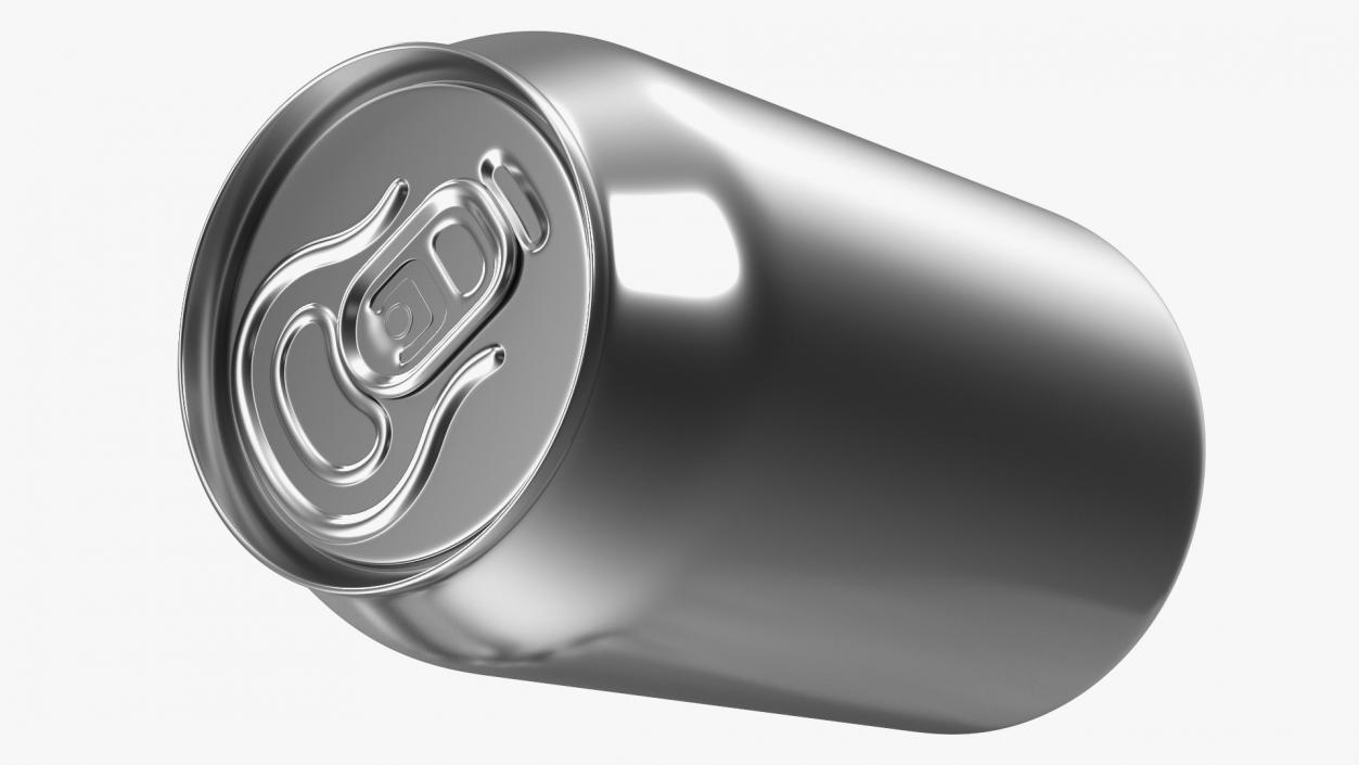 3D model 330ml 6psc Beverage Can Transparent Pack