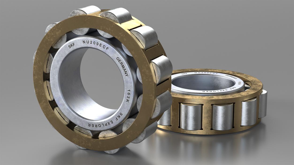 3D Roller Bearing Inside