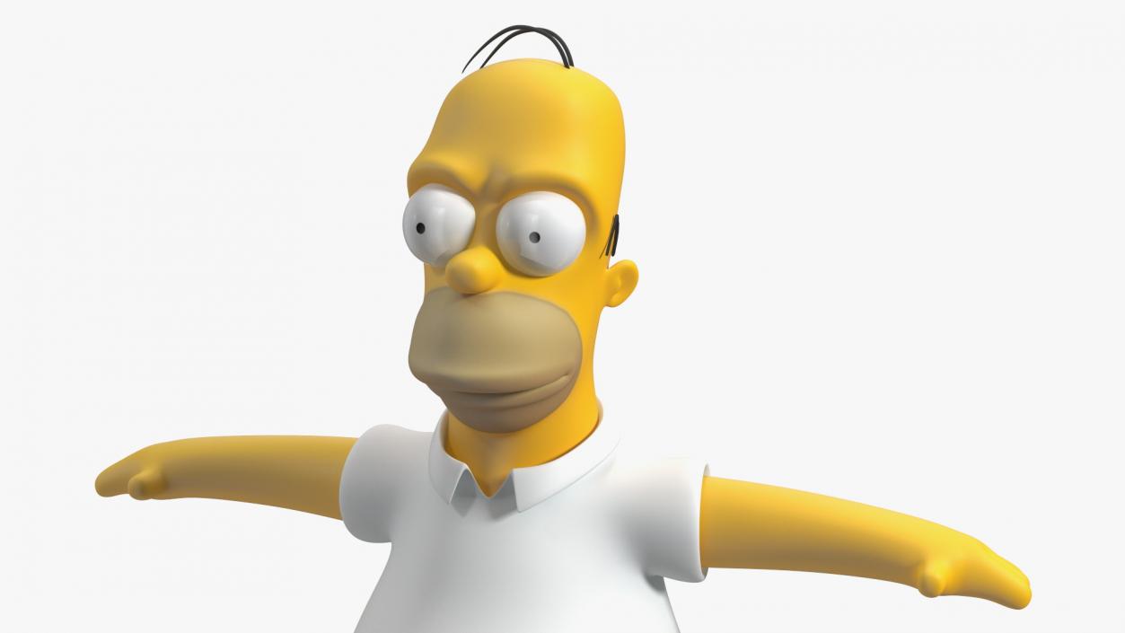 3D model Homer Simpson Rigged