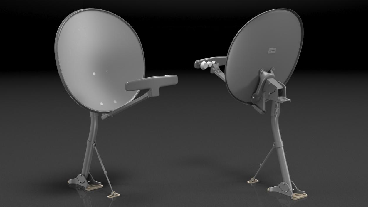 Home Satellite Dish Antenna 3D