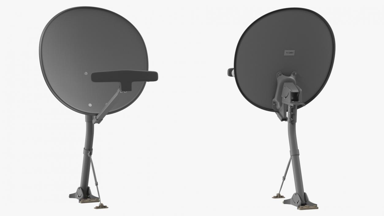 Home Satellite Dish Antenna 3D