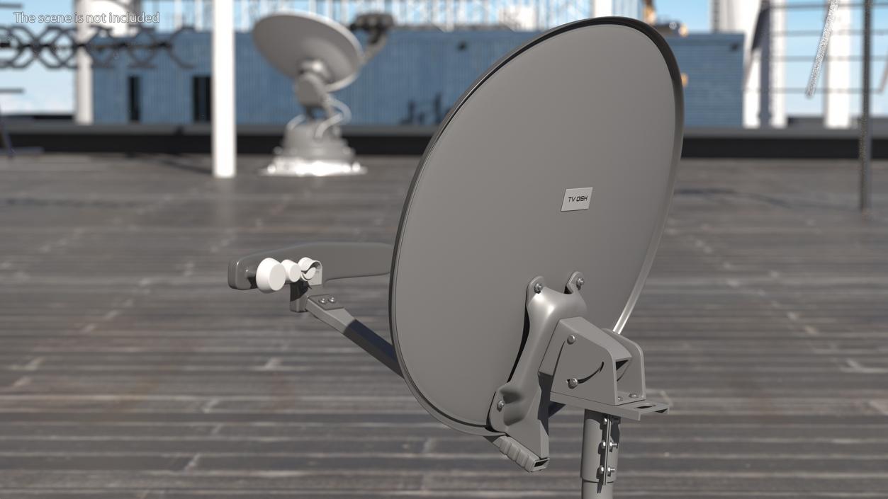 Home Satellite Dish Antenna 3D