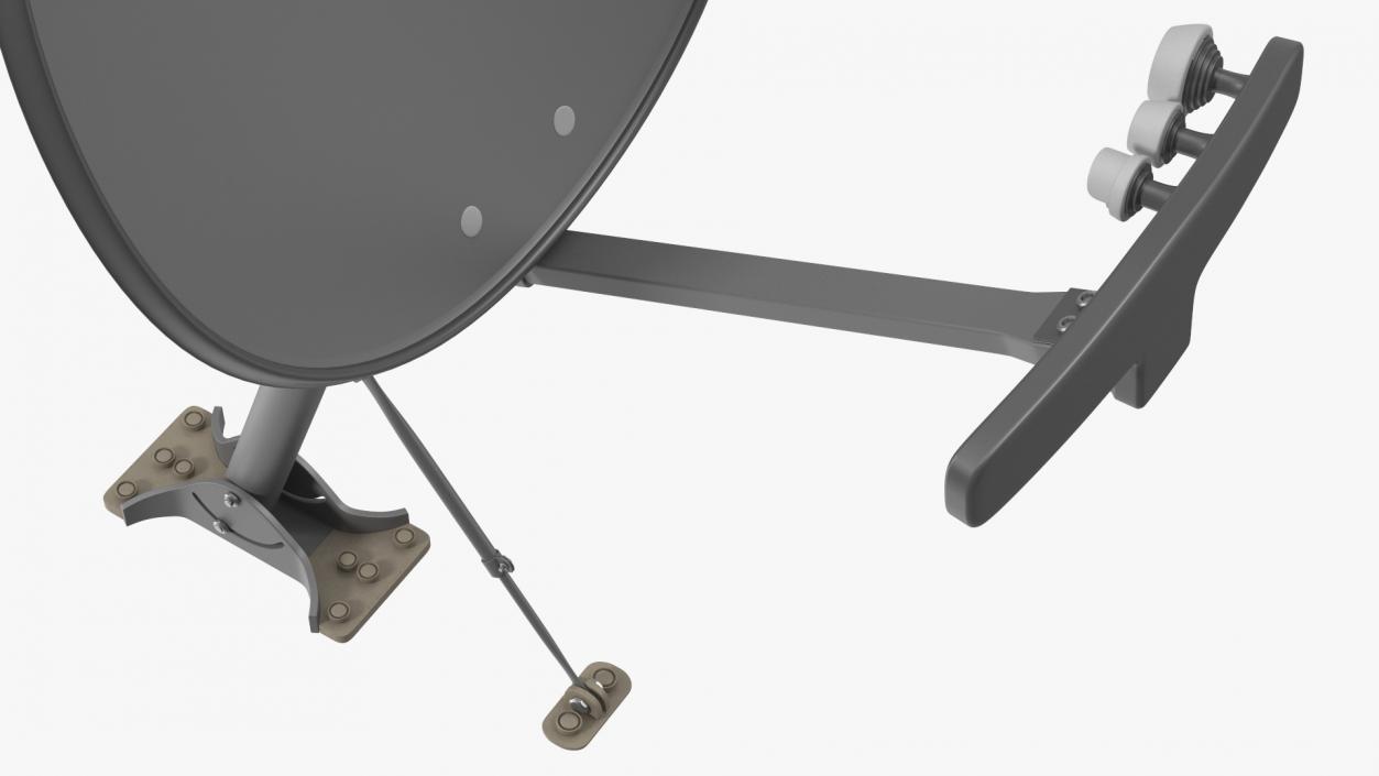 Home Satellite Dish Antenna 3D