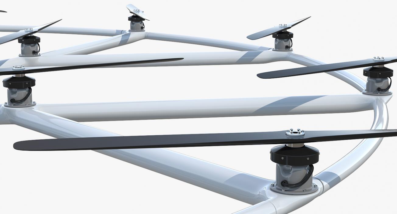 3D Volocopter 2X model