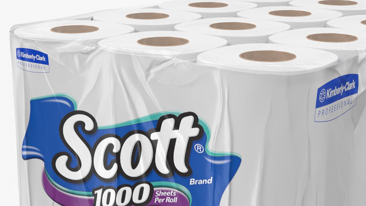 3D Scott Toilet Paper Roll 36 Pack