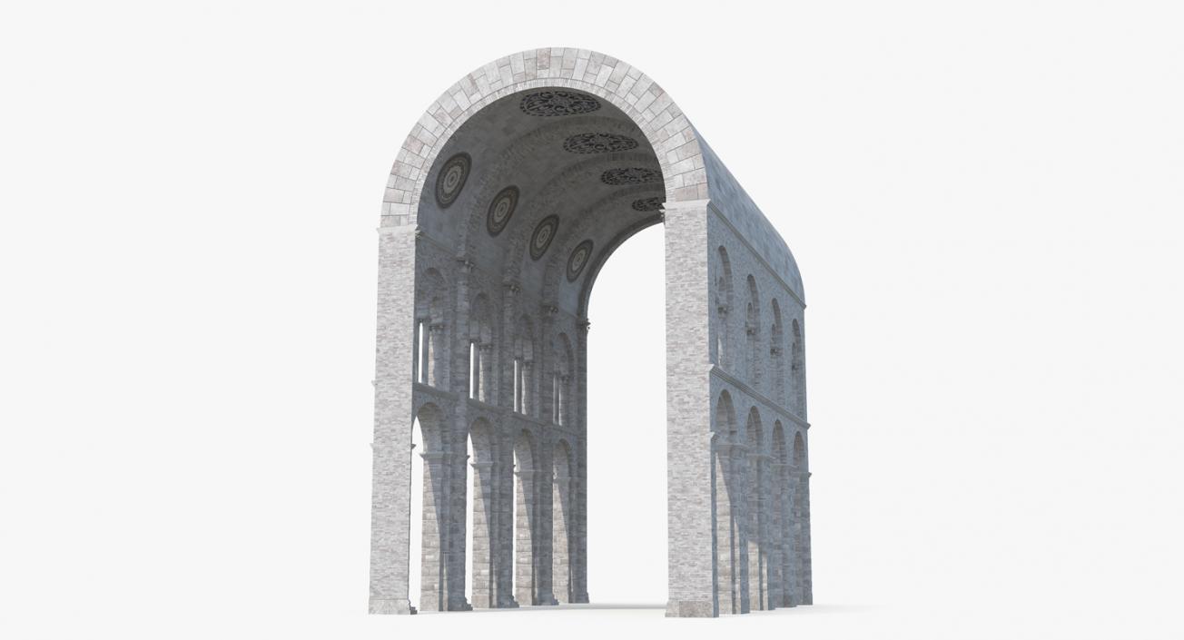 Barrel Vault Greco Roman 3D model