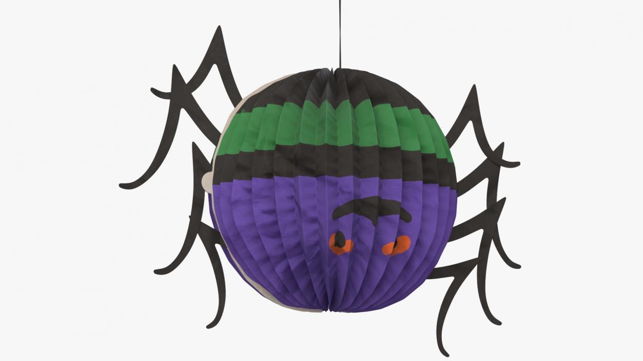 3D Halloween Paper Decorations Spider 2