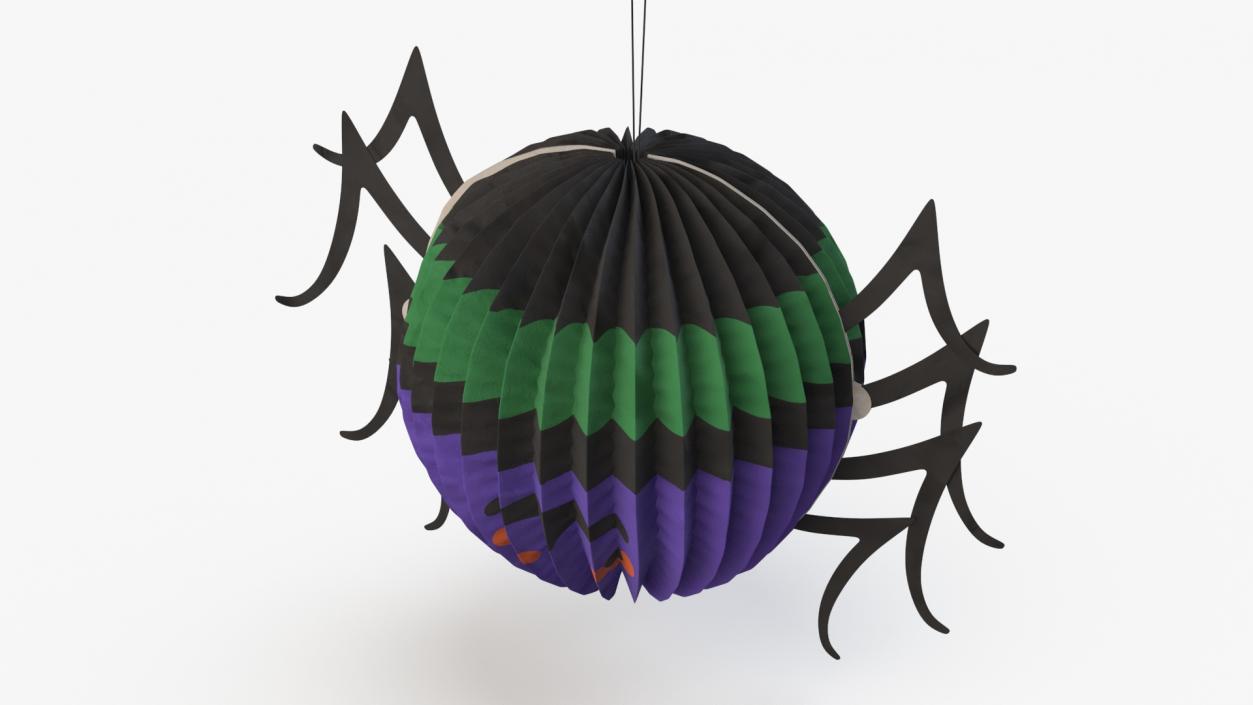 3D Halloween Paper Decorations Spider 2