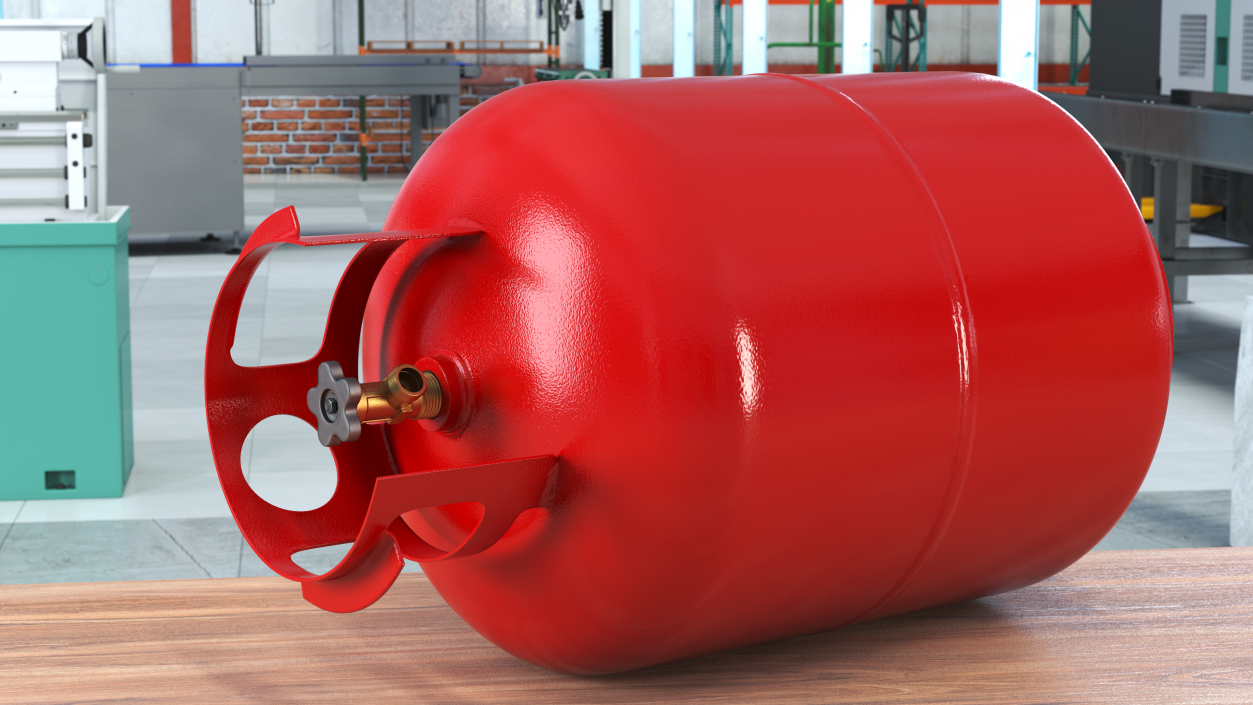 3D model Propane Gas Cylinder