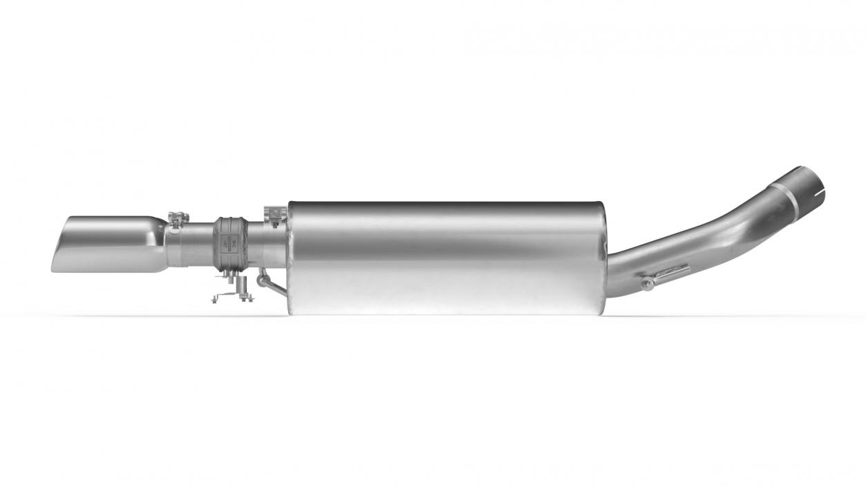 Car Exhaust Muffler 3D model