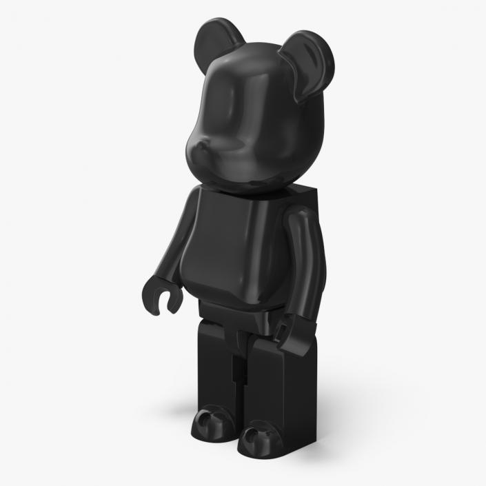 Collectible Figure Bearbrick Black for 3D Print 2 3D model