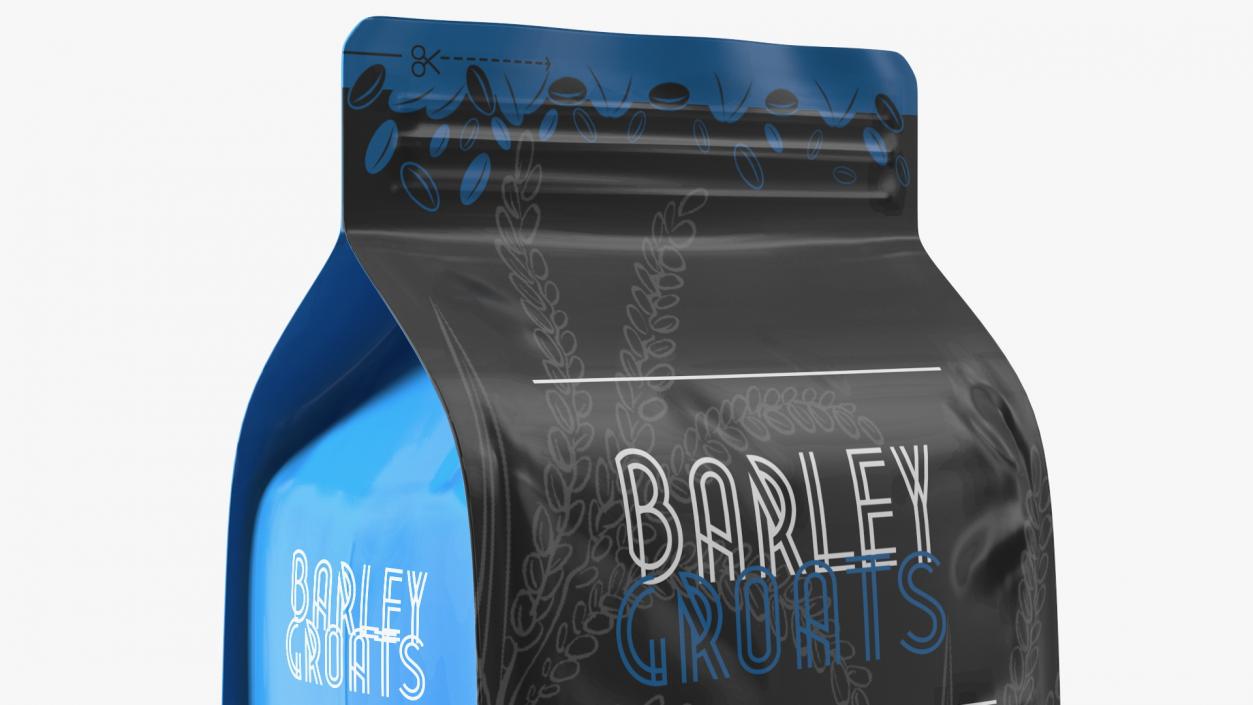 3D Barley Groats Package