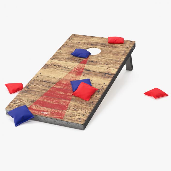 Cornhole Bean Bag Toss Yard Game 3D