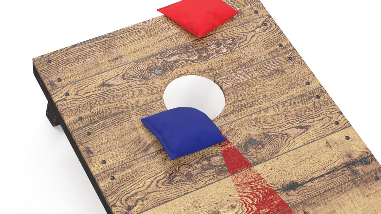 Cornhole Bean Bag Toss Yard Game 3D