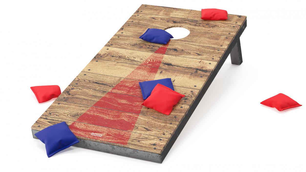 Cornhole Bean Bag Toss Yard Game 3D