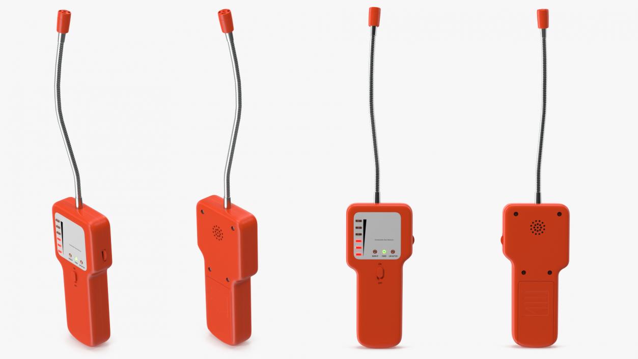 3D Portable Combustible Gas Leak Detector model