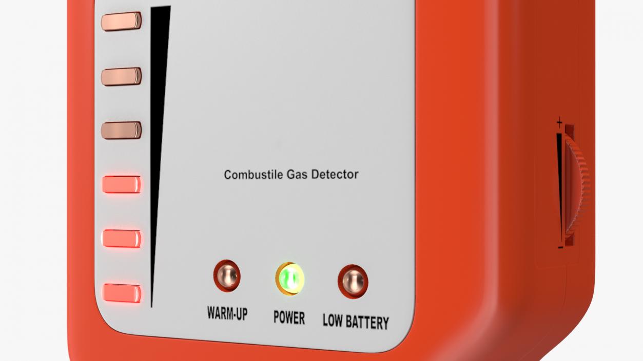 3D Portable Combustible Gas Leak Detector model