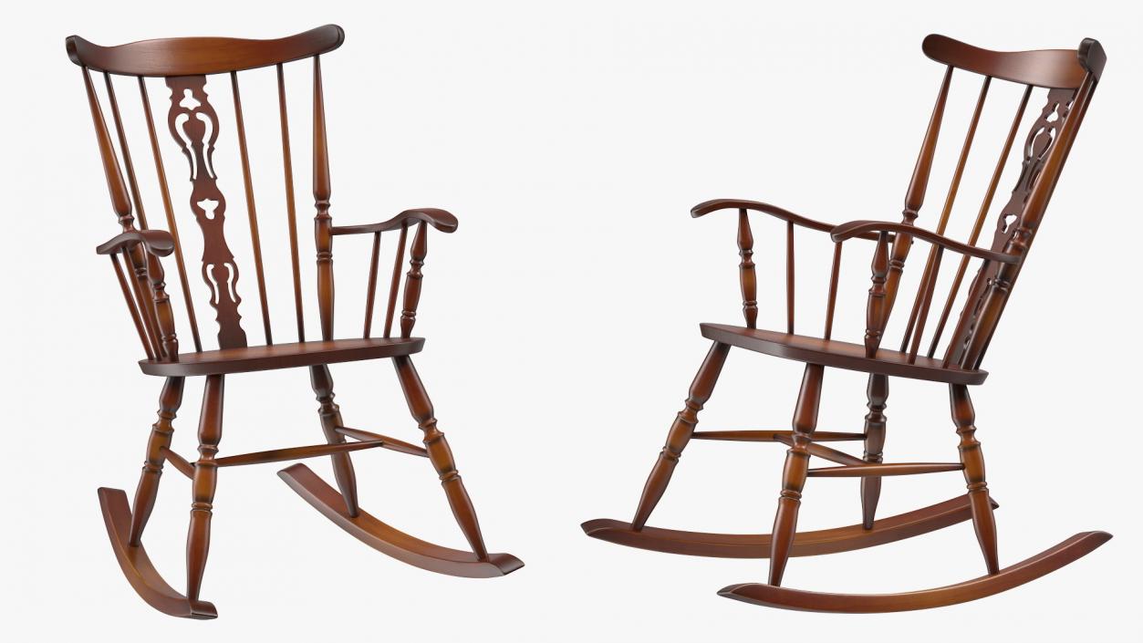 3D model Rocking Chairs Collection