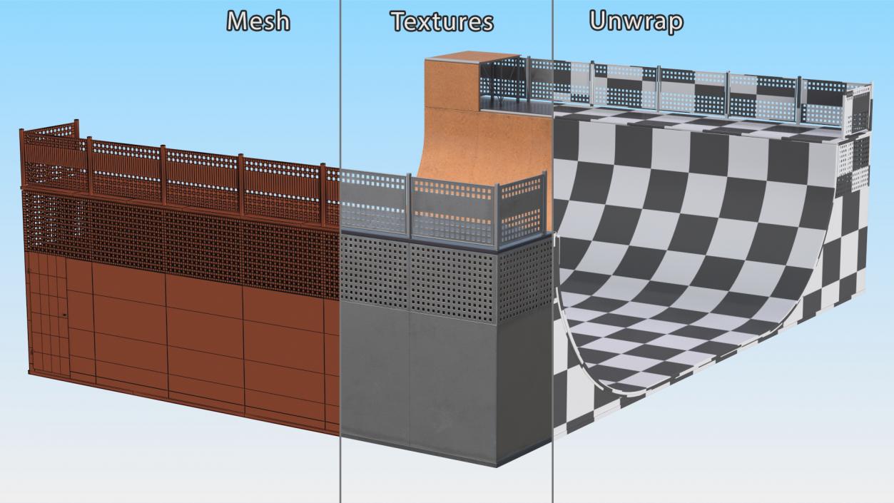 Skatepark Ramp 3D model