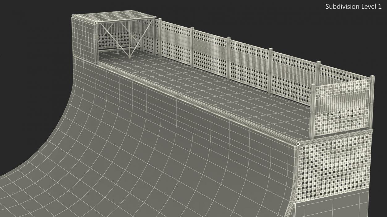 Skatepark Ramp 3D model