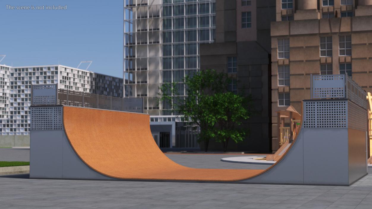 Skatepark Ramp 3D model