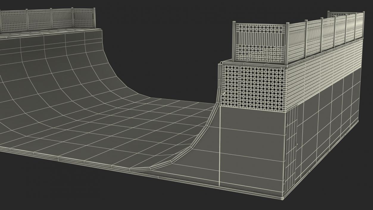 Skatepark Ramp 3D model