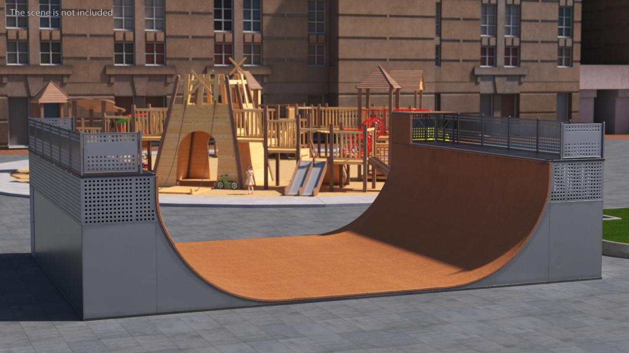 Skatepark Ramp 3D model