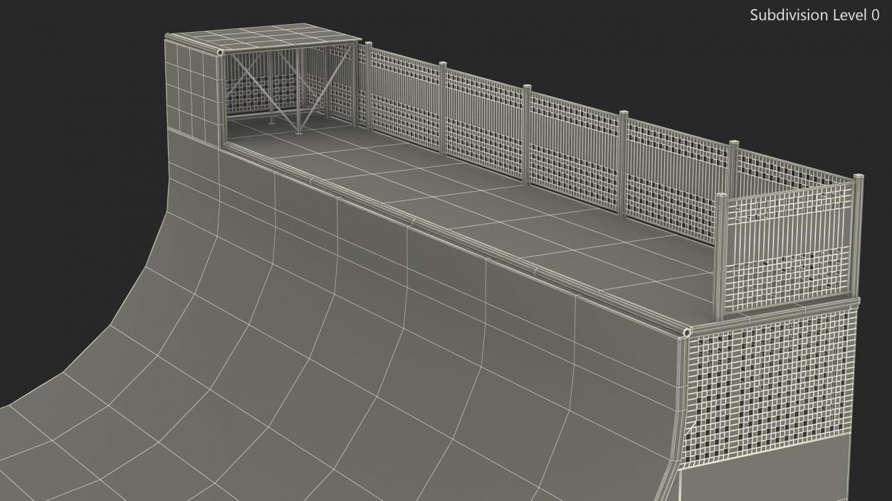 Skatepark Ramp 3D model