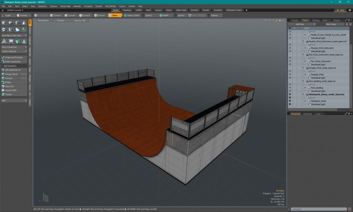 Skatepark Ramp 3D model