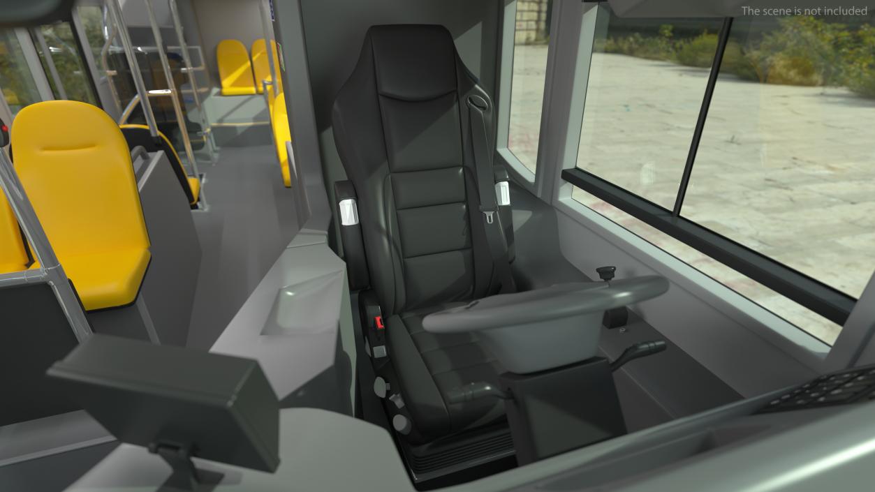 3D model Bus Driver Seat