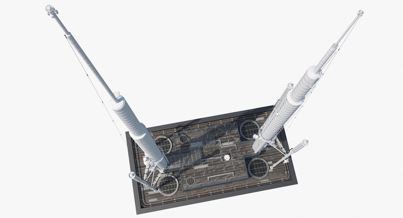 Skyscraper Roof Top 3D model