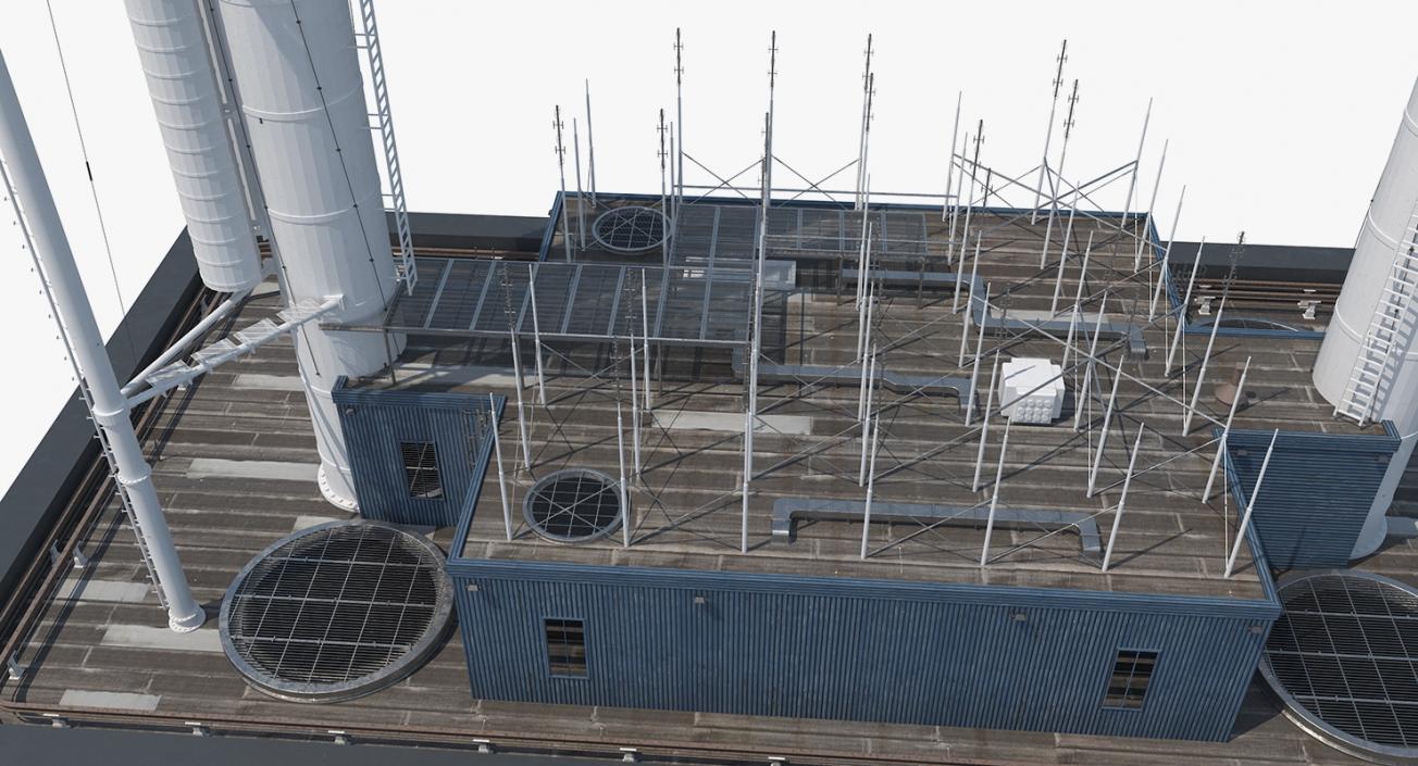 Skyscraper Roof Top 3D model