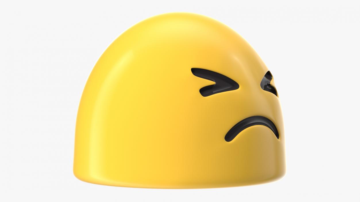 3D model Persevering Face Android Emoji