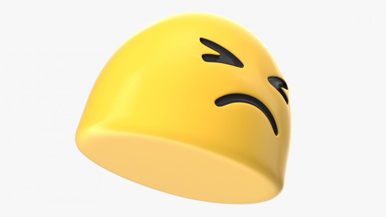 3D model Persevering Face Android Emoji