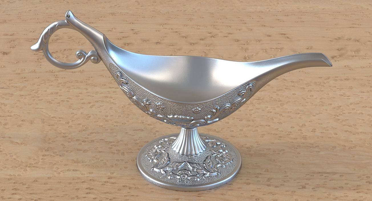 3D model Silver Oil Lamp