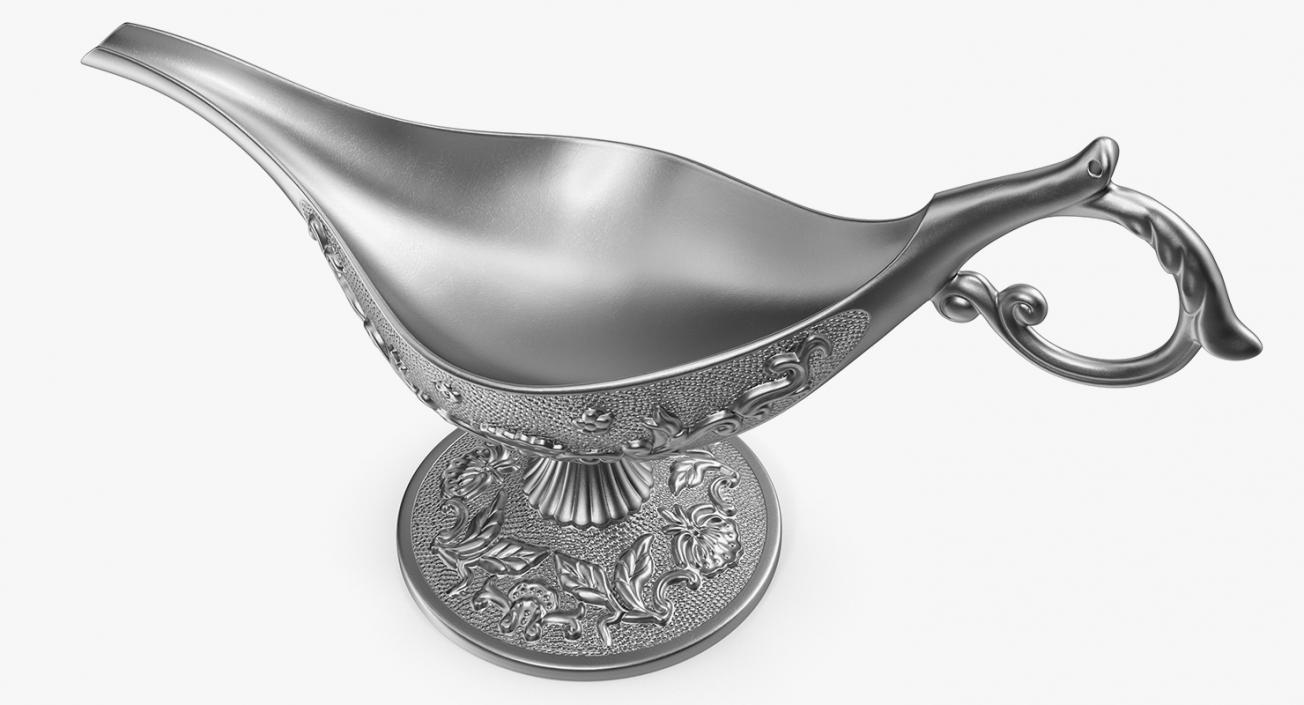 3D model Silver Oil Lamp