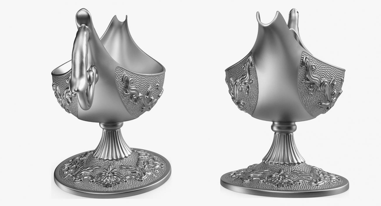 3D model Silver Oil Lamp