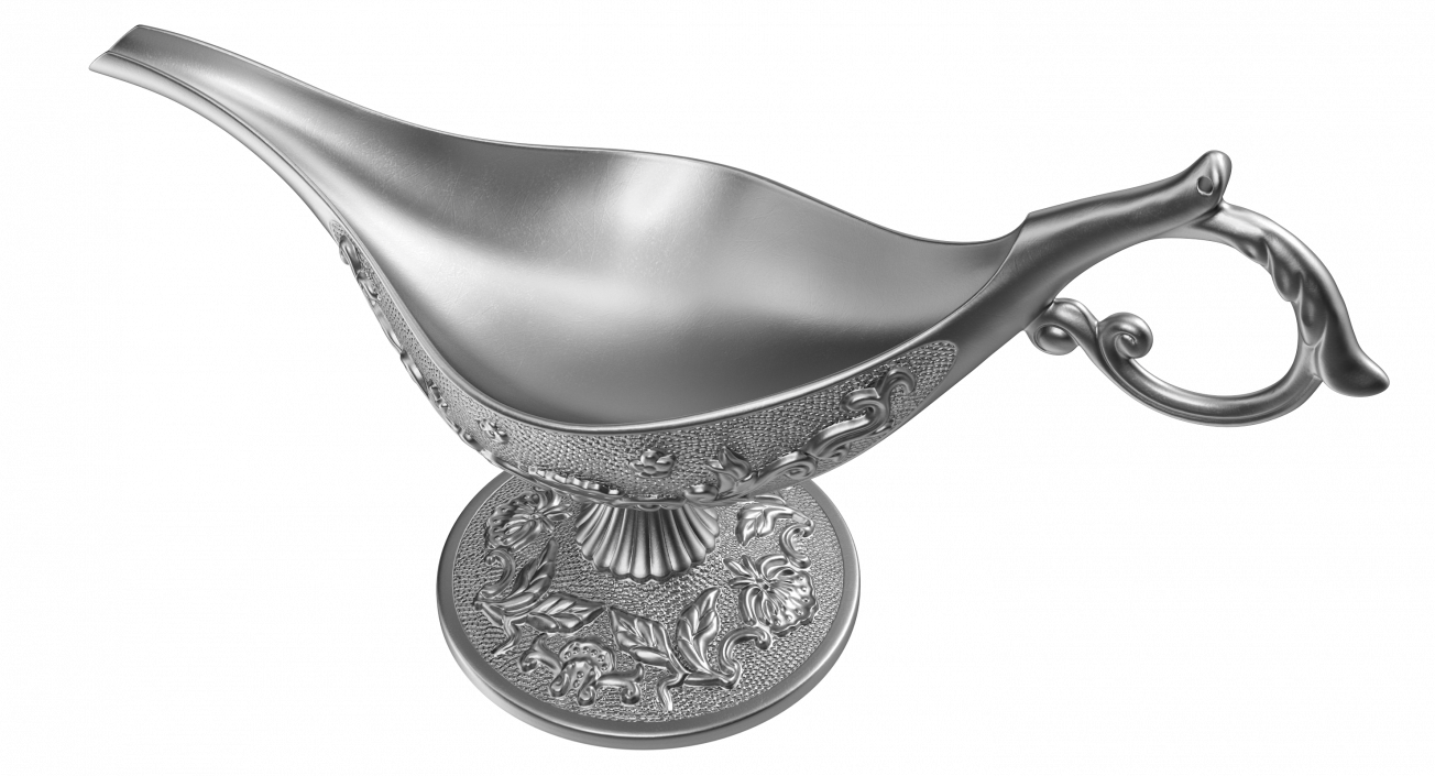 3D model Silver Oil Lamp