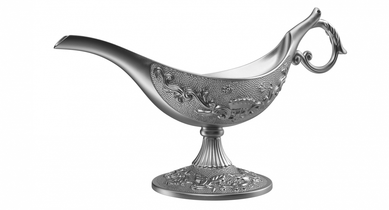 3D model Silver Oil Lamp