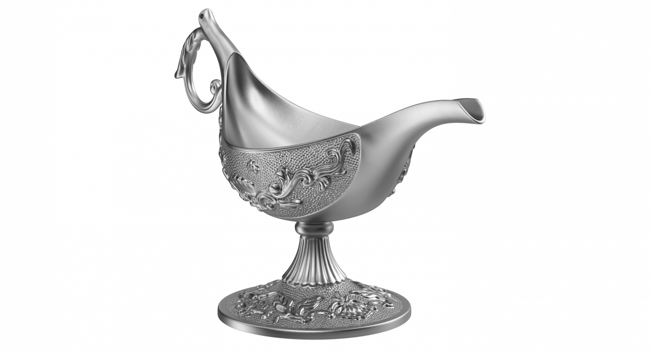 3D model Silver Oil Lamp