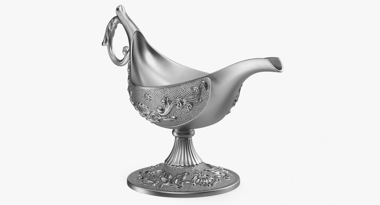 3D model Silver Oil Lamp