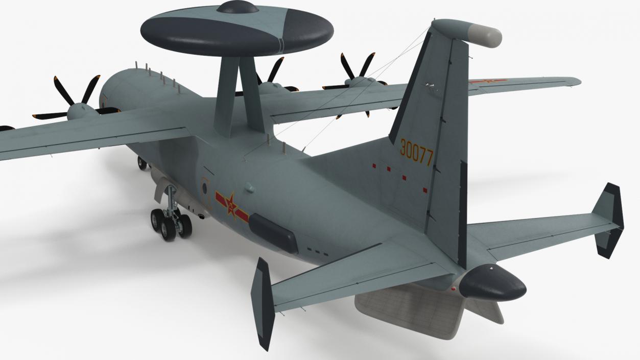 3D model Shaanxi KJ-500 Rigged for Maya