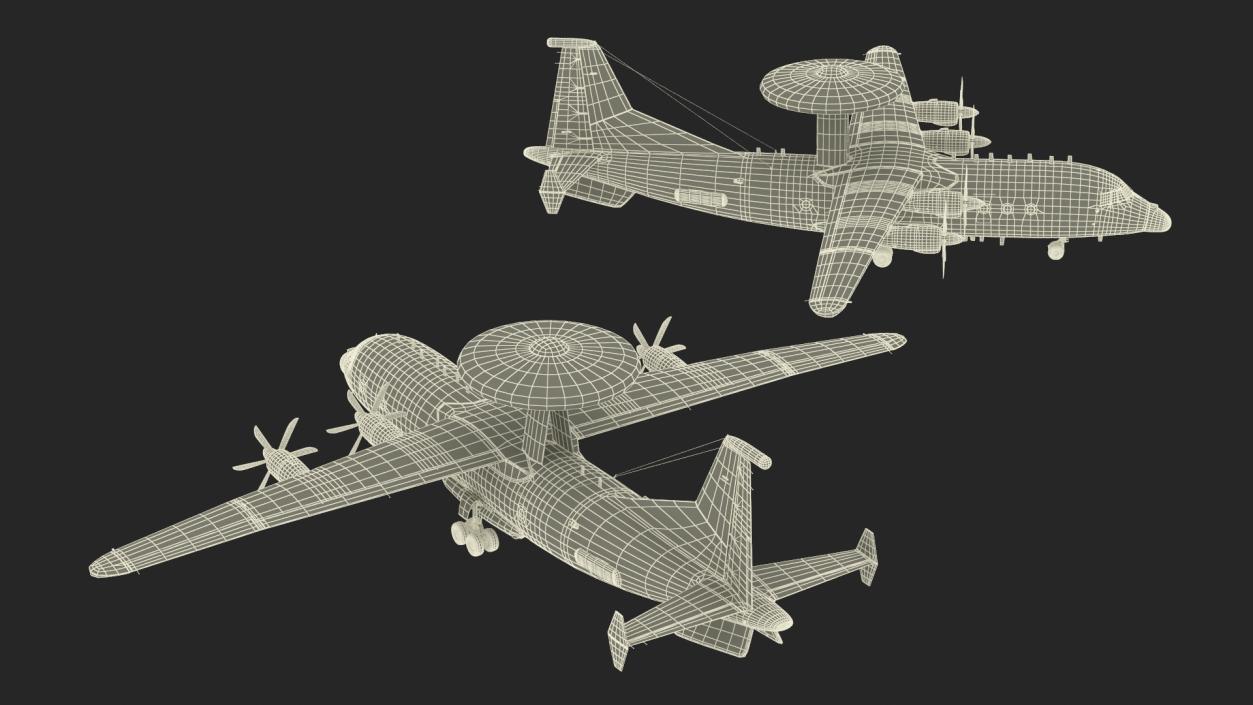 3D model Shaanxi KJ-500 Rigged for Maya