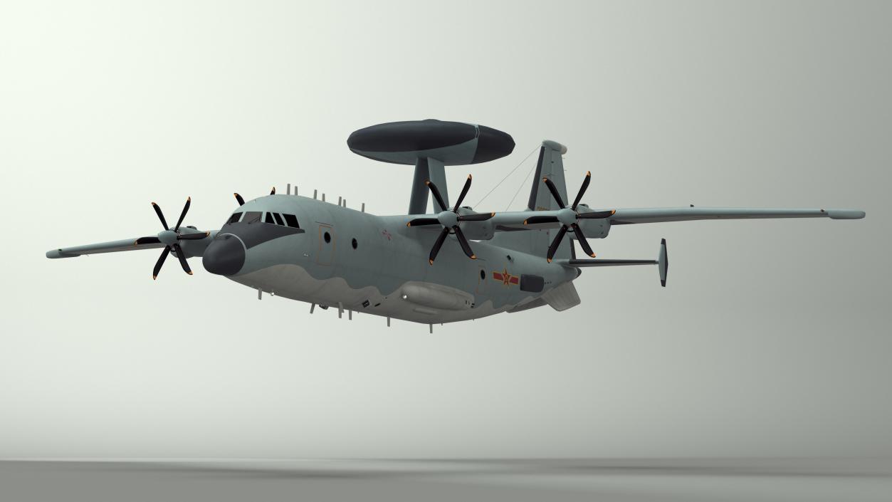 3D model Shaanxi KJ-500 Rigged for Maya