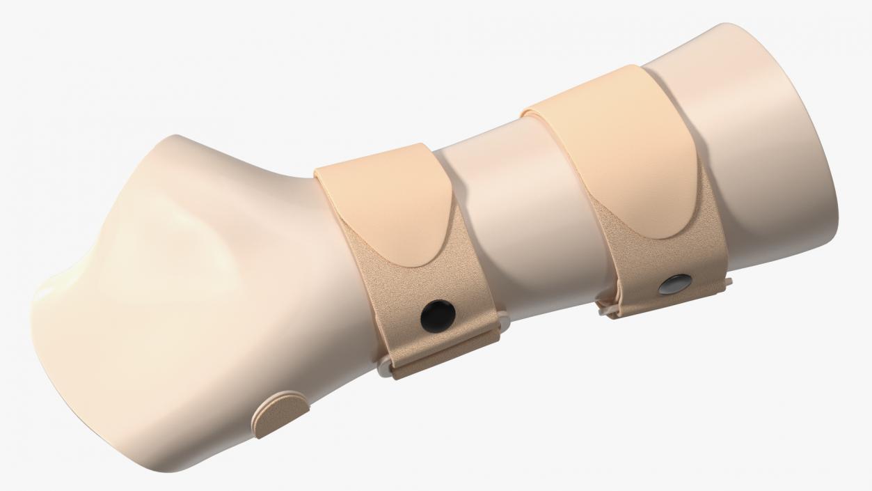 3D model Medical Hand Splint Beige