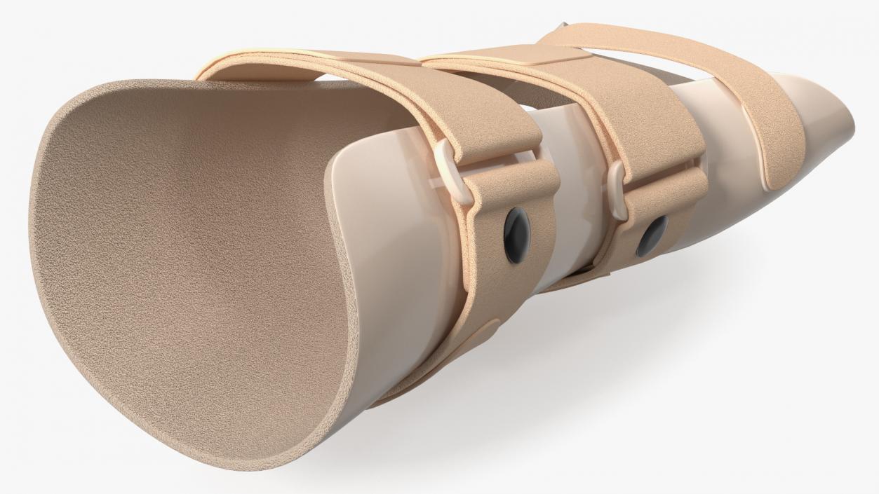 3D model Medical Hand Splint Beige